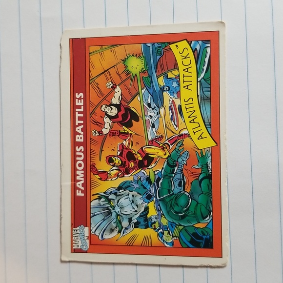 Marvel Comic Trading Card # 104 Atlantis Attacks - Picture 1 of 4
